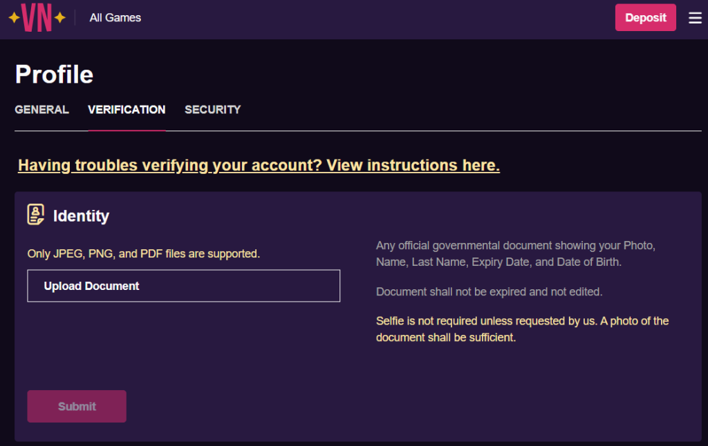 vegasnow verification